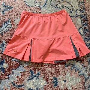 Bolle Pink Skater Mini Skirt with Pleats